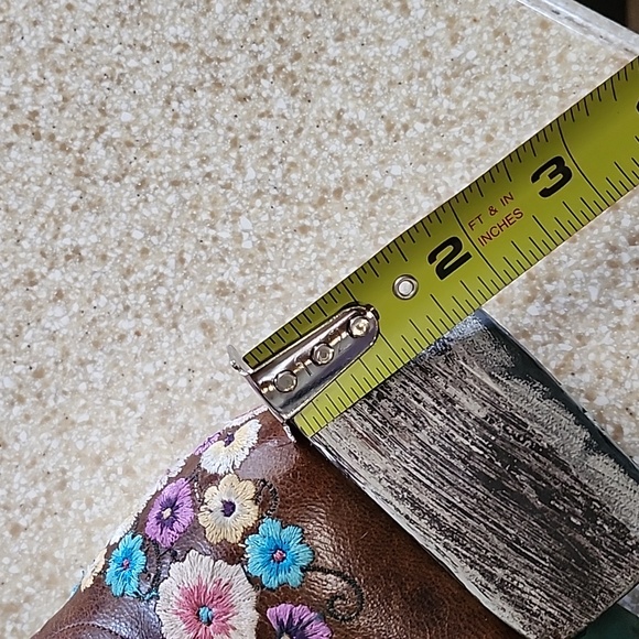 Lane Spring Flower Western Boots Size 9.5M - Picture 8 of 12